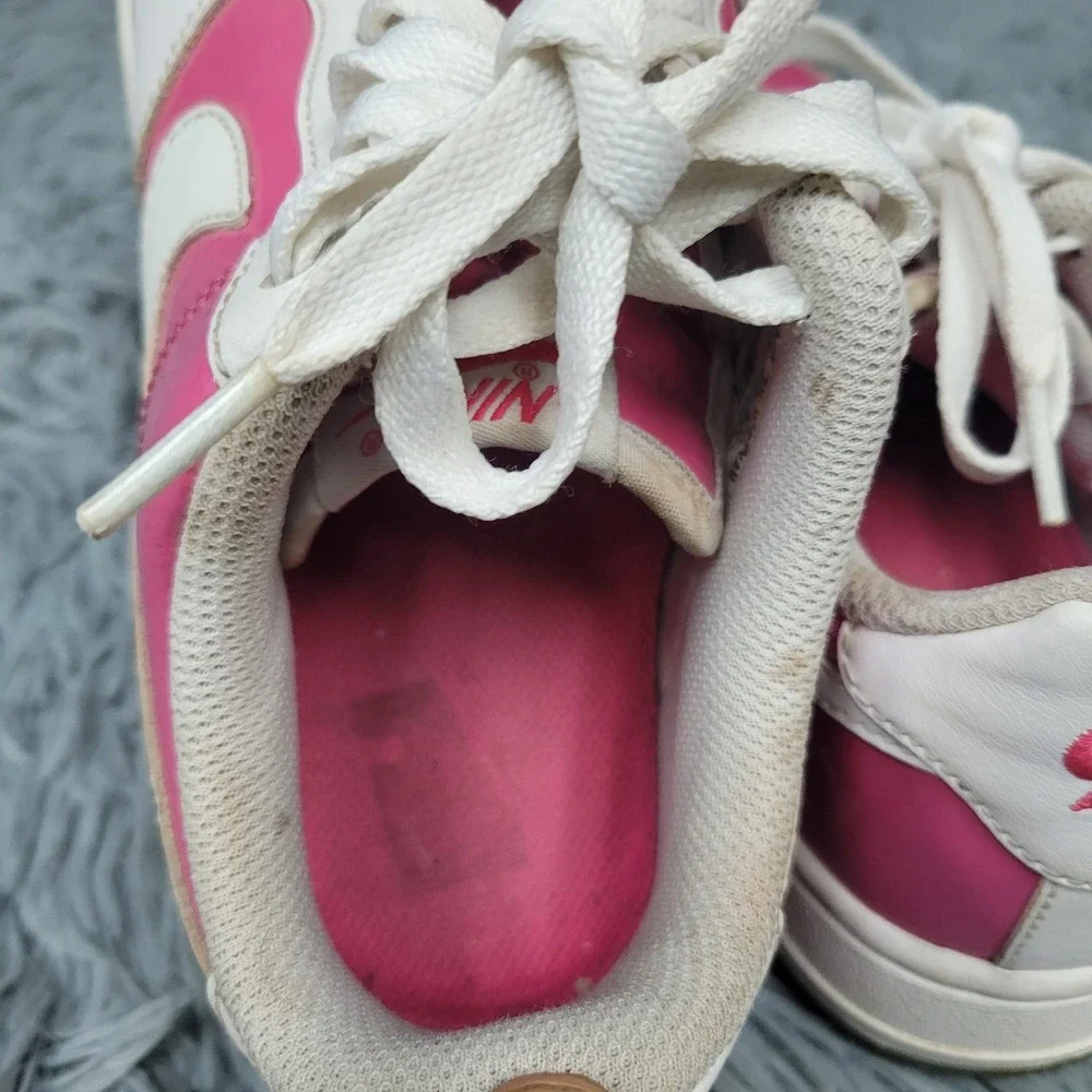 Nike Shoes Girls 5Y Air Force 1 Low LE Pink White Valentines Low Top Lace‎ Up